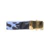 Militärgürtel mit goldener Schnalle, Erhältlich in 9 verschiedenen Farben Farbe : Himmelblaue Tarnung