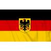 MILITÄRFLAGGE Land : Deutschland mit Adler