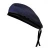 Military beret Color : Navy blue