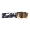 Military Belt with golden buckle, Available in 9 different colors Color : Urban camouflage