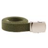 Military belt with chrome buckle, Available in 9 different colors Color : NATO Green
