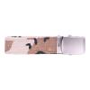 Military belt with chrome buckle, Available in 9 different colors Color : Desert camouflage