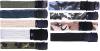 Cinturón militar trenzado con hebilla negra, Disponible en 9 colores diferentes.