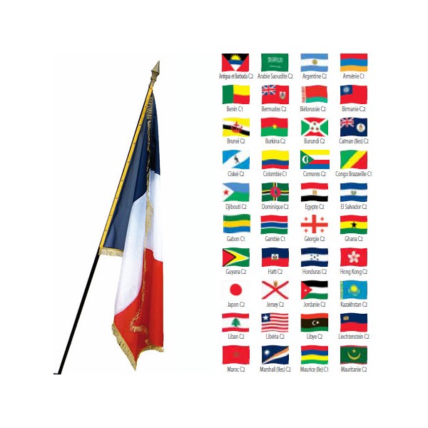 Liste des armes contenues dans les drapeaux