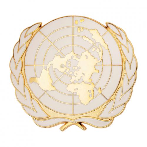 Insigne de beret Nations Unies